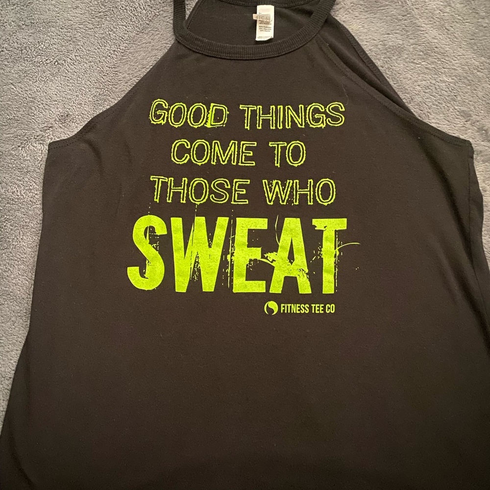 Fitness tee co tank top activewear